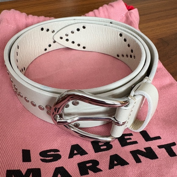 Isabel Marant Telly belt in chalk & silver size 75cm. NWT. - Picture 14 of 16